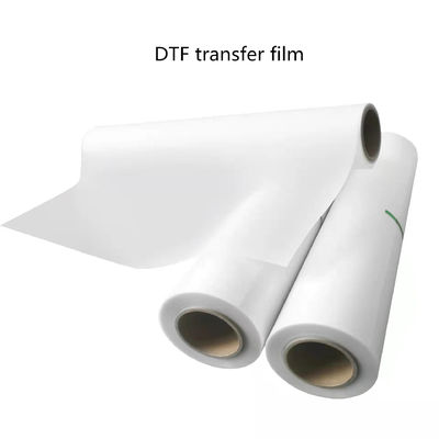 DTF-drukfilm 42cm*100M glanzend Matte witte inktdrukfilm voor kleding