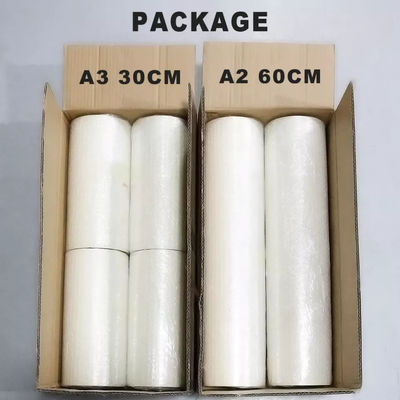 Waterdichte DTF-film 30CM*100M Dubbelzijdig mat witte inktdrukfilm voor natuurlijke en zachte kleuren