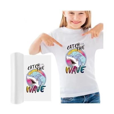 A4 Premium DTF Transfer Film Roll 8,27&quot; x 328ft Matte Clear PreTreat PET Heat Transfer Paper voor A4 DTF Printers