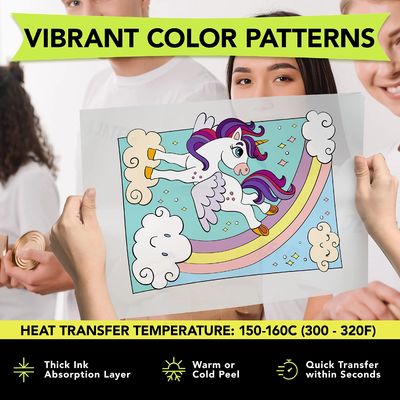A4 Premium DTF Transfer Film Roll 8,27&quot; x 328ft Matte Clear PreTreat PET Heat Transfer Paper voor A4 DTF Printers