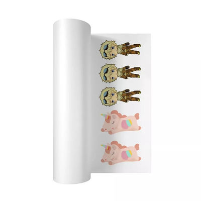 50000 rollen per week DTF-drukmaterialen 80 gram anti-curlingfilm in witte/transparante kleur