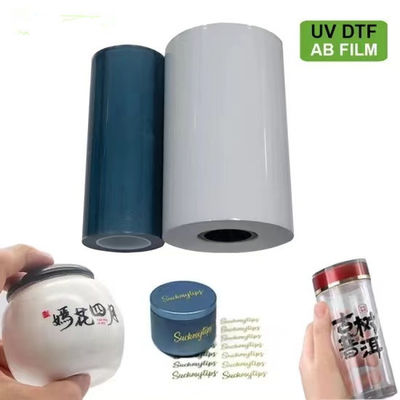 UV-film met hoge hardheid 60 cm CMYK-polymer Glanzend witte lak A+B-film