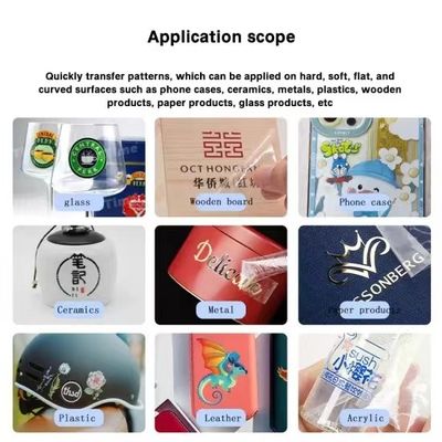30 cm Transfer Inkjet Printer Film UV Printing DTF AB Gold Transfer Film