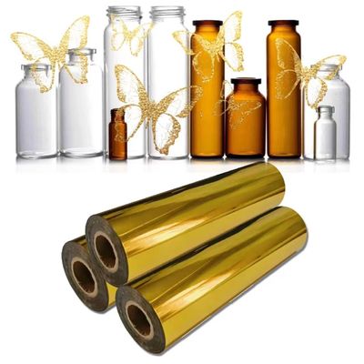 Goud zilver UV DTF-transferfilm Wit transparante Ab-film voor mobiele telefoonhoesjes