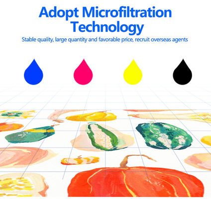 CMYK &amp; Wit DTF-inkt Textielpigment T-shirt Printinkt Op Kledingstof