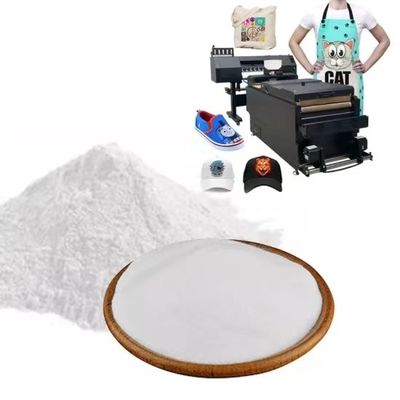 Textiel warmteoverdracht Zwart DTF poeder Kleefmiddel warm smelten DTF wit poeder