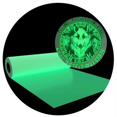 PET Glow In The Dark Heat Transfer Printing Film Digitaal Warm Printing voor kleding