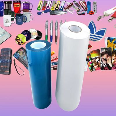 Transparante 30 cm AB UV DTF filmrol voor telefoonhoes Houten fles papier
