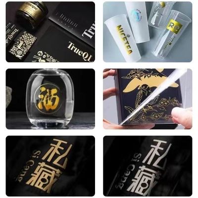 Digitaal UV-printmateriaal UV-transferstickers Logo Goudfolie DTF-printerfilm