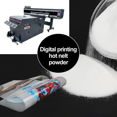 Kleefmiddel DTF-poeder 1 kg Wit warm smeltpoeder voor DTF-schudmachine DTF-oven
