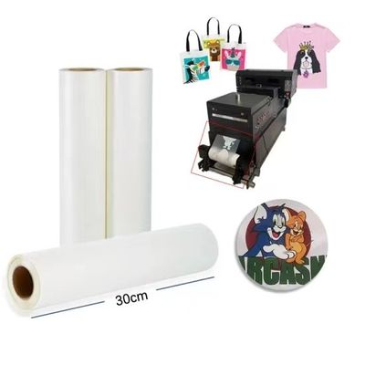 Zoek het perfecte matte DTF-afdrukmateriaal 30cm 60cm Dtf Transfer Pet Film Roll Paper Single Film Roll Dtf Pet Film