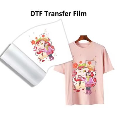 Dubbele zijde 30cm 60cm DTF filmrol 75mic Pet film voor warmteoverdruk