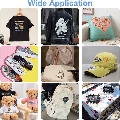 30cm*100m 75U Release Pet Film Roll Dubbelzijdig Koud Peel Warm Peel Warm transparante Film 30cm voor T-shirt DTF