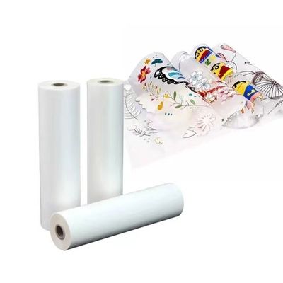 75mic mat witte inkt afdruk DTF pet film warm schillen 30cm 60cm direct op film voor kledingdruk