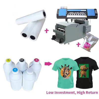 A4 A3 PET DTF filmrol Digitale inkjetfilm voor L1800 XP600 3880 3800