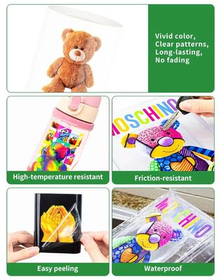 30*100cm Roll UV DTF Transfer AB Film A3 UV DTF A Film Free B Film Voor UV Label Sticker Printing