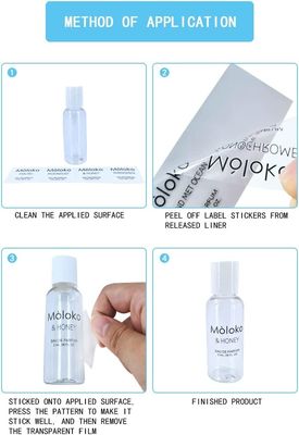 Crystal UV Film Ab Pet Film Transfer Paper voor karton / metaal / leer