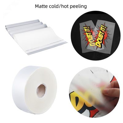 Matte Hot Peel 39*54cm 75 Micron PET Release Film voor scherm- en offsetdrukken