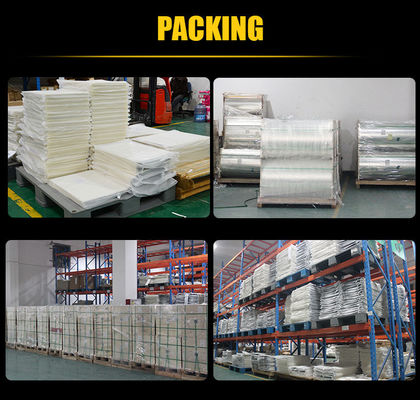 48*64cm watergebaseerde inkt PET Offset Printing Film Chemische weerstand 75mic PET release film