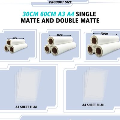 75 micron 60cm*100m rekbare DTF-film voor digitaal drukken