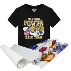 33cm*100m 75 micron Ultra Stretchable DTF transfer film voor DTF Digitaal Printen