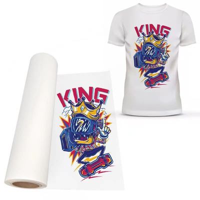 75 micron 60cm*100m Printing witte inkt printfilm voor diverse stoffen