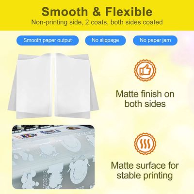 33cm*100m 75 micron Ultra Stretchable DTF transfer film voor DTF Digitaal Printen