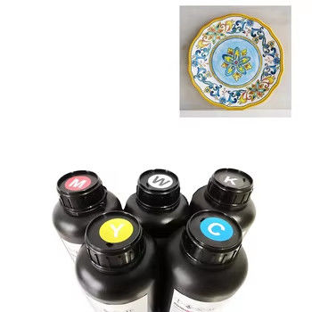 CMYKW V UV-Lichthoudingstechniek LED-inkt Compatibel met DX5 DX7 XP600 TX800 printkoppen