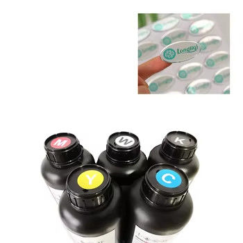 1000 ml 6 kleuren UV-inkt zacht hard UV-print Ink prijs voor printer