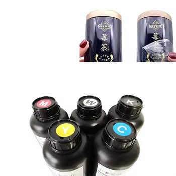 1L capaciteit Flexible LED-UV Ink voor siliconen PVC en UV-ink voor Epson printer