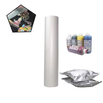 33cm*100m rol DTF film Dubbel Mat Instant Peel DTF film 75 micron