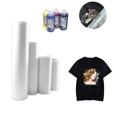 75 micron Matte Instant Hot Peel 60cm*100m DTF Printed Roll Film Voor T-Shirt