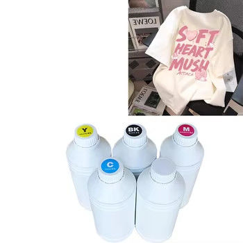 1000 ml CMYK warmteoverdraagbare textieldruk witte DTF-inkt voor Epson I3200