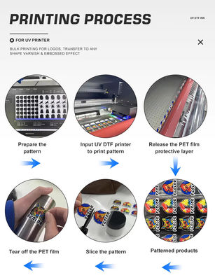 1L capaciteit Flexible LED-UV Ink voor siliconen PVC en UV-ink voor Epson printer