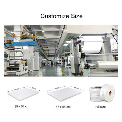 Matte Hot Peel 39*54cm 75 Micron PET Release Film voor scherm- en offsetdrukken