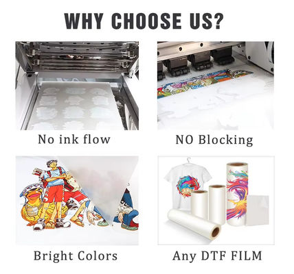 PET-transfer DTF-inkt op waterbasis CMYK+W Kleurinkt DTF-printerinkt voor textiel