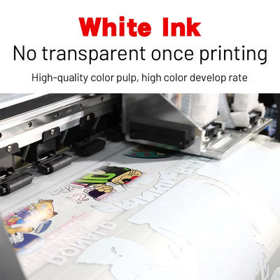 PET-transfer DTF-inkt op waterbasis CMYK+W Kleurinkt DTF-printerinkt voor textiel