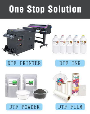1000 ml CMYK witte DTF-inkt Direct to Film Inkjet-printinkt voor Refinecolor DTF-printer