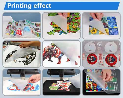 30cm 60cm Hot Peel Matte DTF Wit Ink Pet Film A3 A4 Dtf Print Film