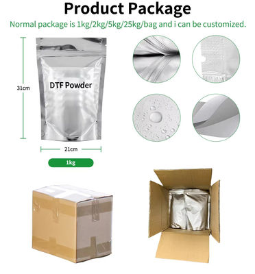 Witte inkt Warmteoverdracht Tpu Dtf Warm gesmolten poeder Kleefmiddel Thermisch 1kg 80mic