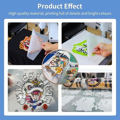 Hot peeling DTF PET Transfer Film 33CM x 100M Perfect voor gedetailleerde Custom Kleding Print met witte inkt