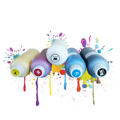 1000 ml Dtf printer Geen blokkerend mondstuk Dtf pigmentinkt CMYK+W Milieuvriendelijk
