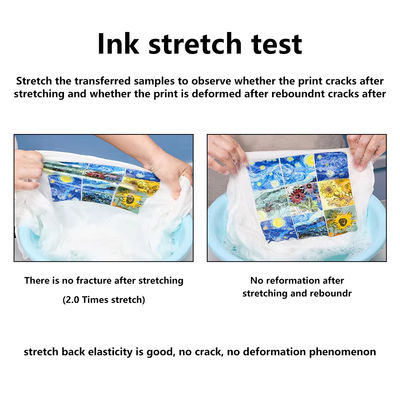1000 ml Dtf printer Geen blokkerend mondstuk Dtf pigmentinkt CMYK+W Milieuvriendelijk